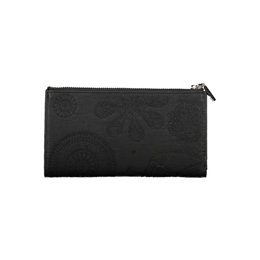 Chic Black Dual Compartment Wallet