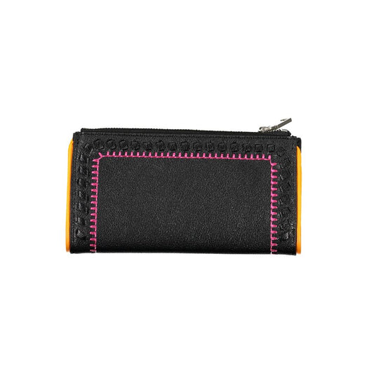 Elegant Black Two-Compartment Wallet