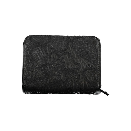 Elegant Black Wallet with Secure Compartments