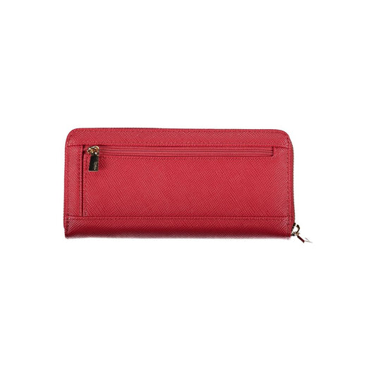 Chic Pink Polyethylene Compact Wallet