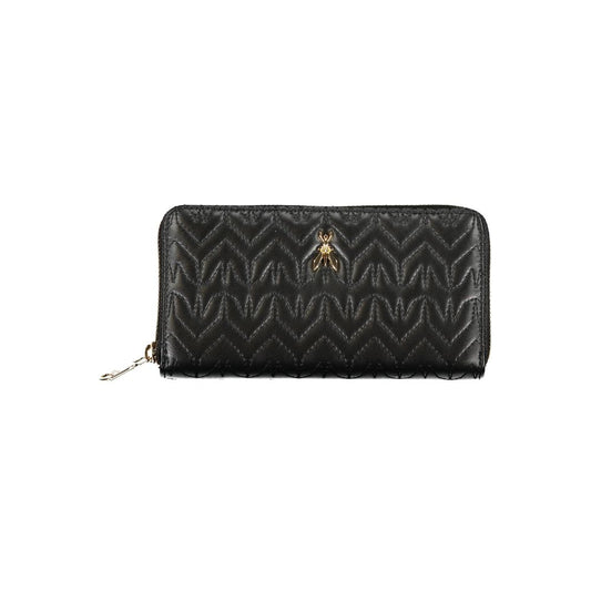 Elegant Black Wallet with Contrasting Details