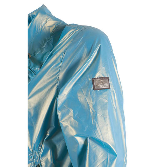 Pearlescent Nylon Three-Zip Jacket