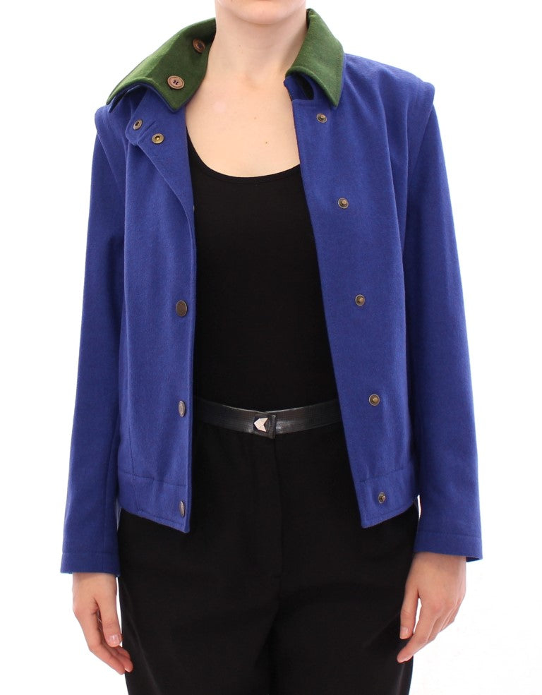 Habsburg Blue Green Wool Jacket Coat