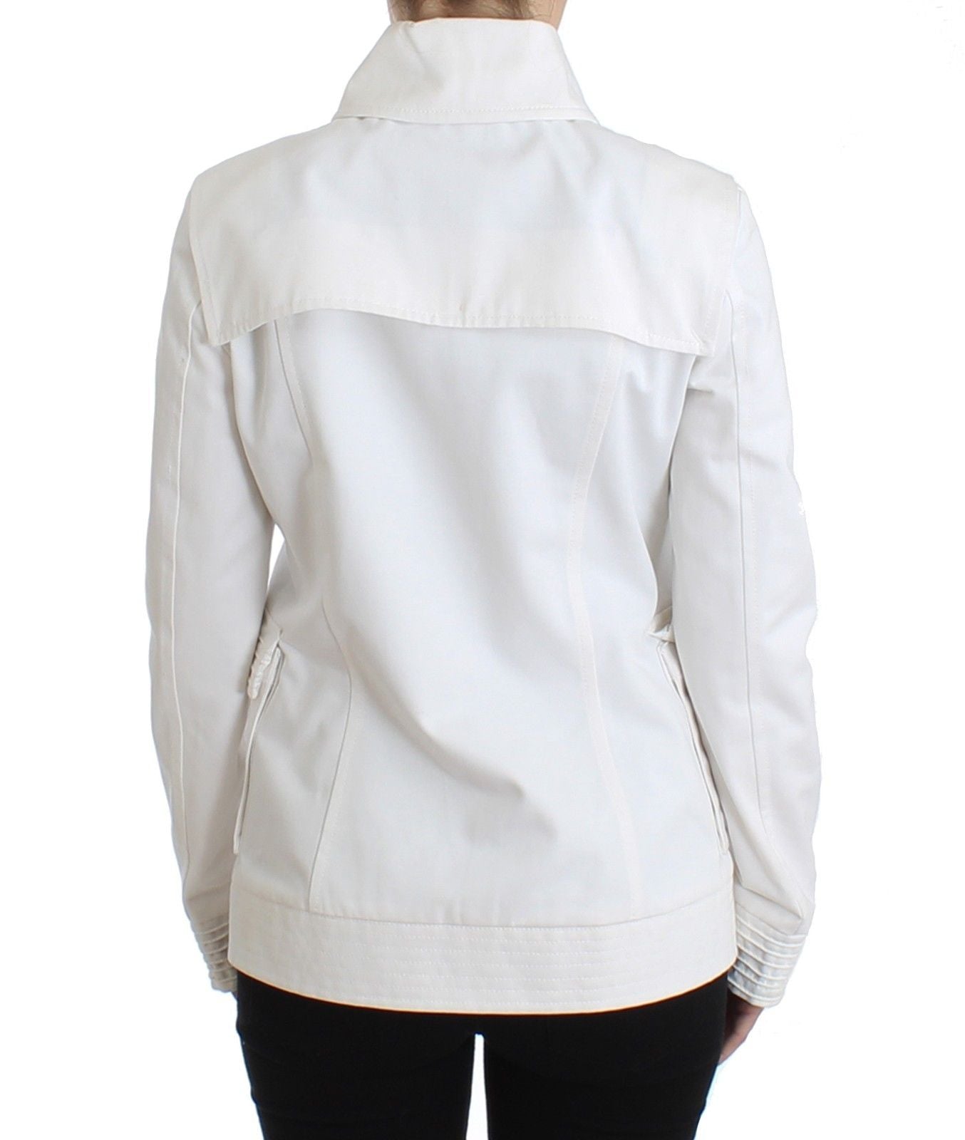 White Double Breasted Jacket Coat Blazer