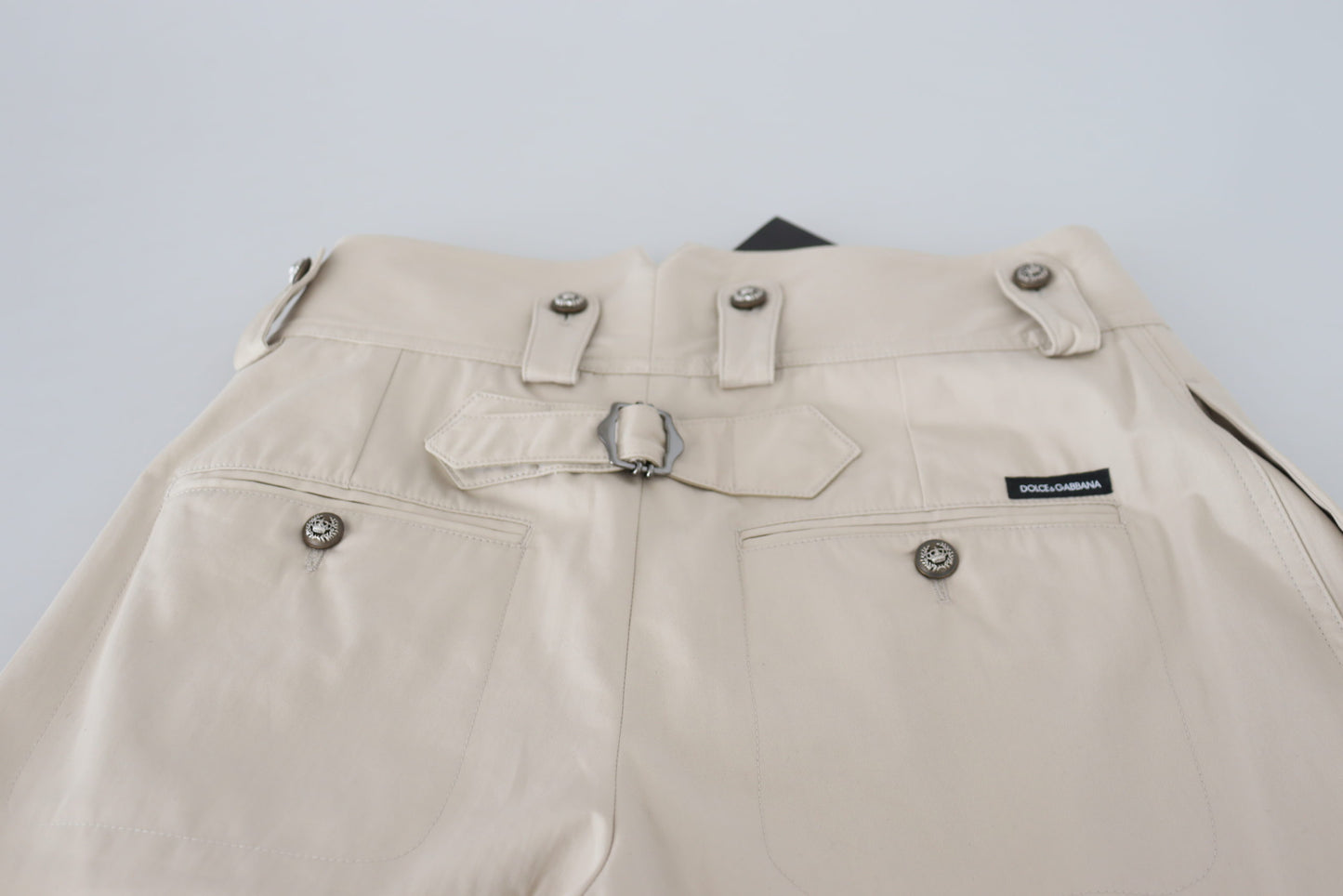 Beige High Waist Women Pants