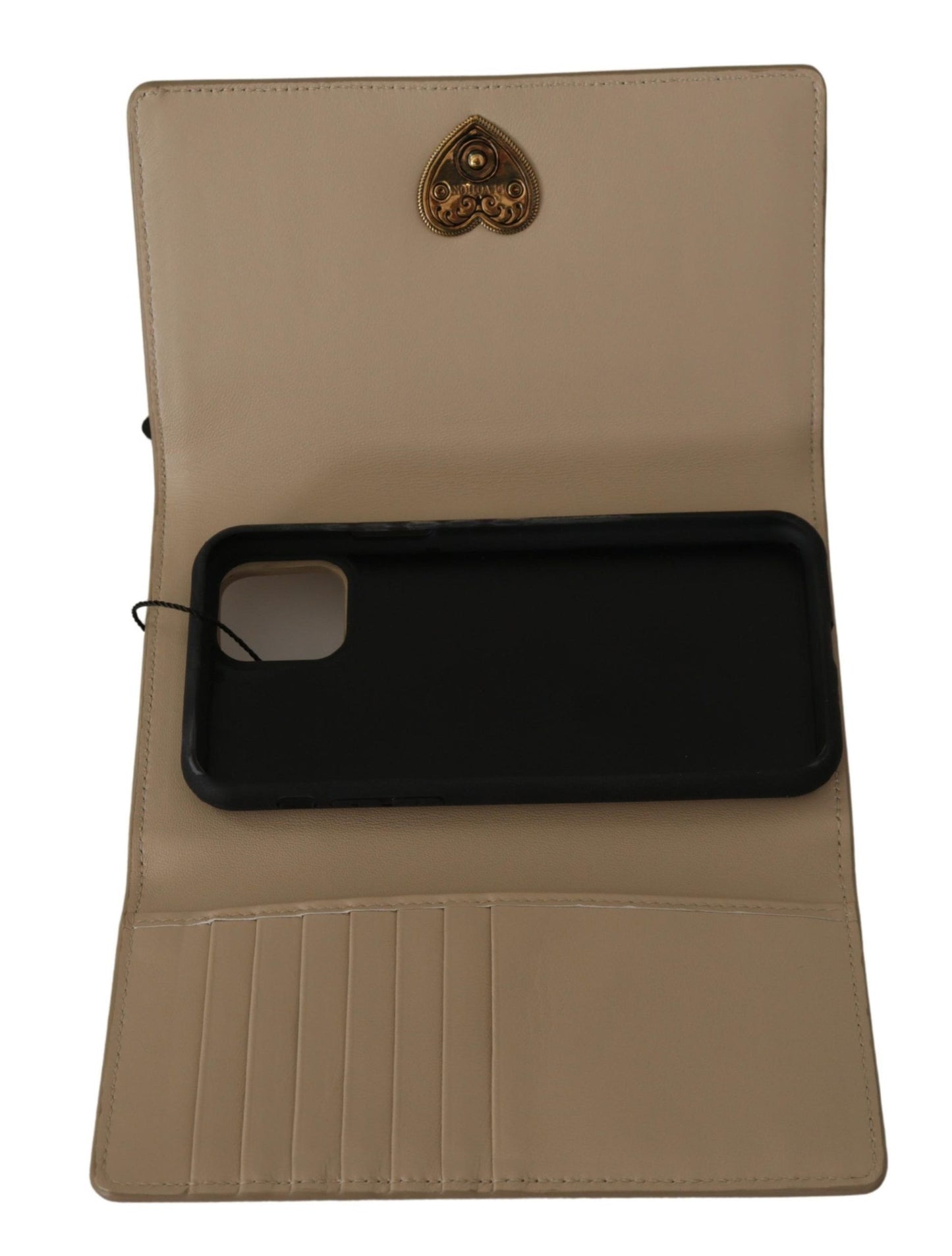 Beige Leather Devotion Cardholder IPHONE 11 PRO Wallet