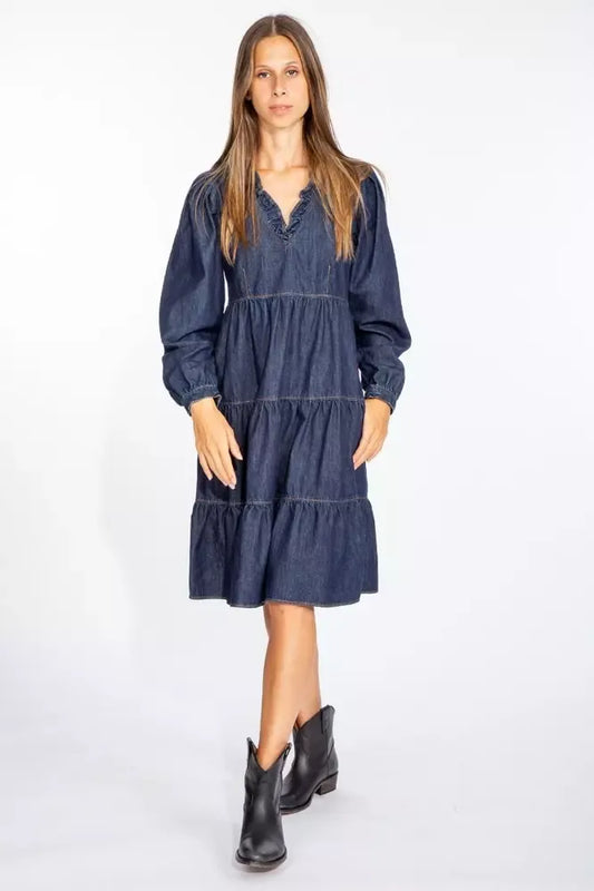 Blue Cotton Dress