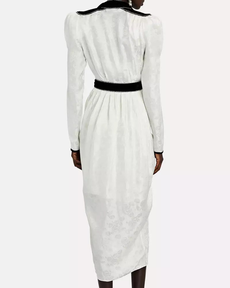 White Polyester Dress