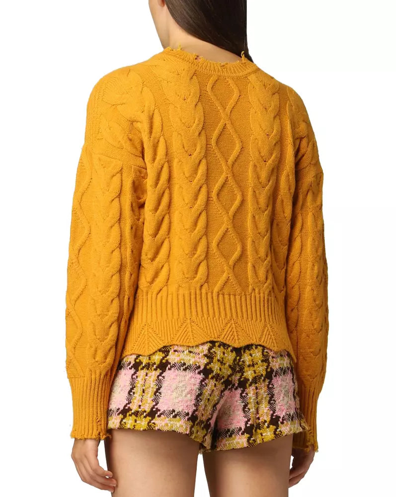 Yellow Viscose Sweater