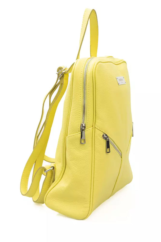 Yellow COW Leather Backpack