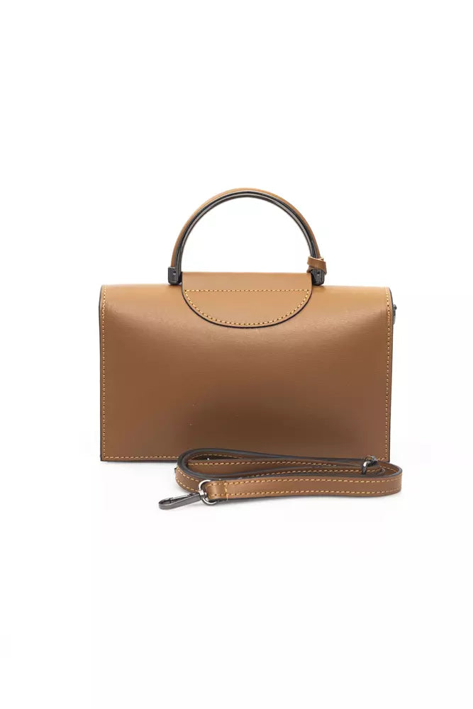 Beige COW Leather Handbag