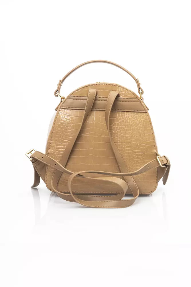 Beige Polyethylene Handbag