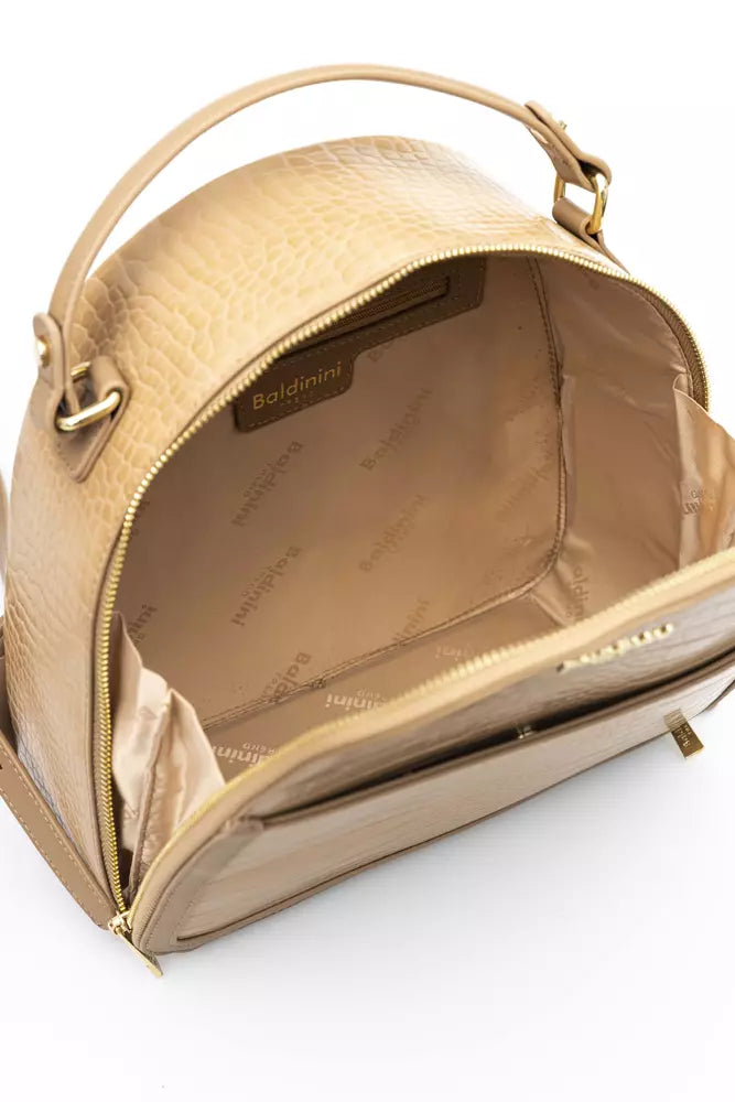 Beige Polyethylene Handbag