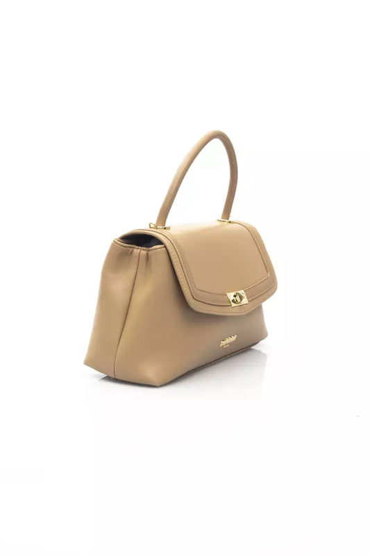 Beige Polyethylene Handbag