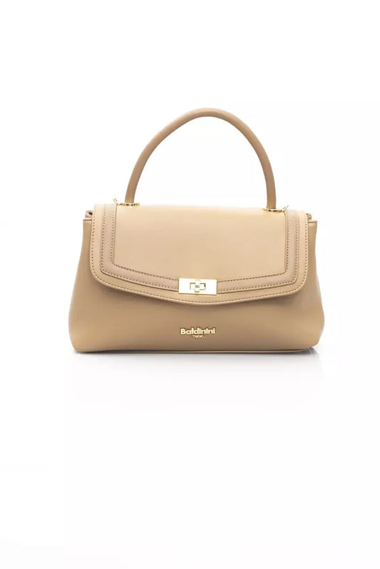 Beige Polyethylene Handbag