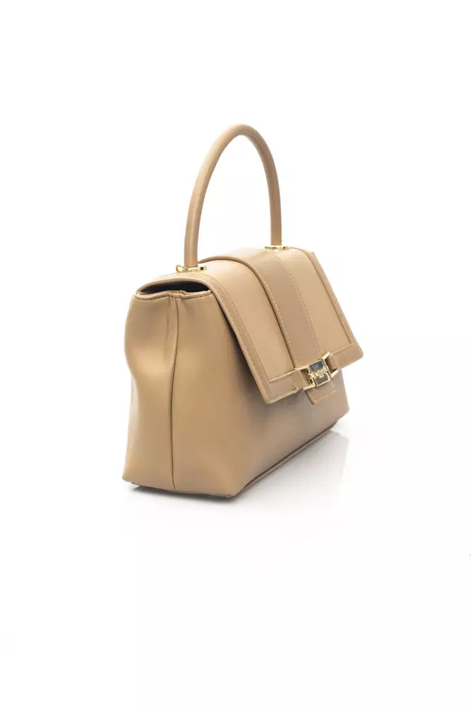 Beige Polyethylene Handbag