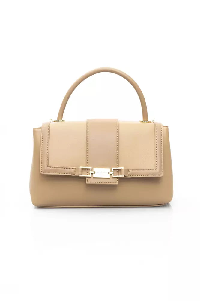 Beige Polyethylene Handbag