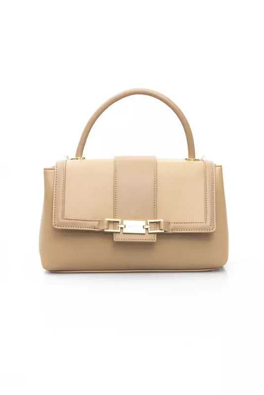 Beige Polyethylene Handbag