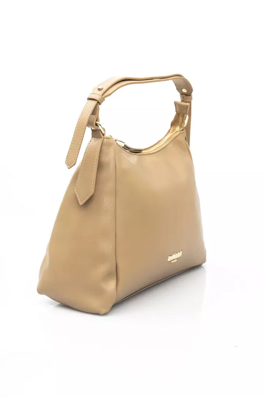 Beige Polyethylene Handbag