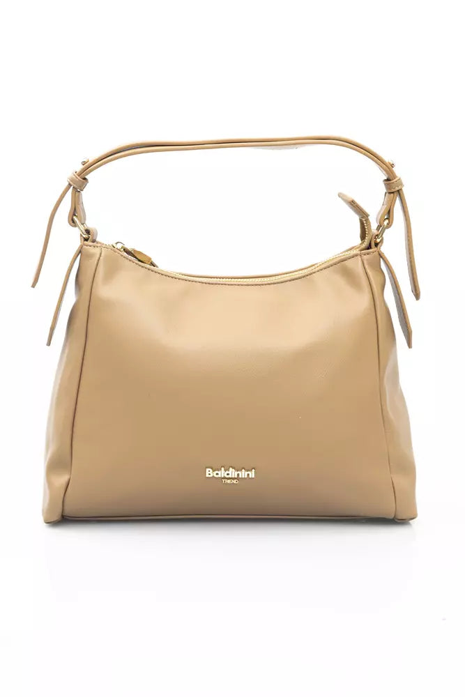 Beige Polyethylene Handbag