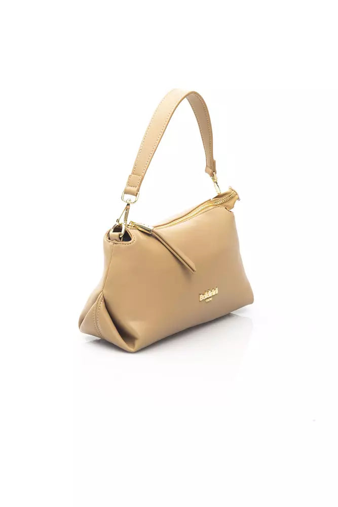 Beige Polyethylene Handbag