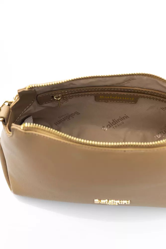 Beige Polyethylene Handbag