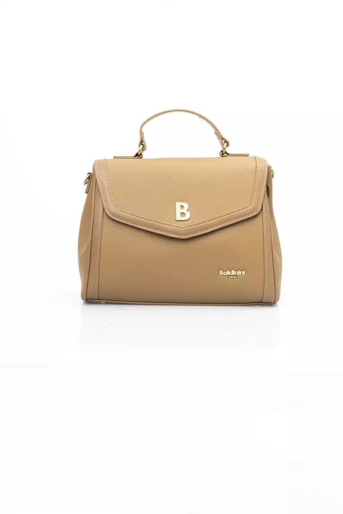 Beige Polyethylene Handbag