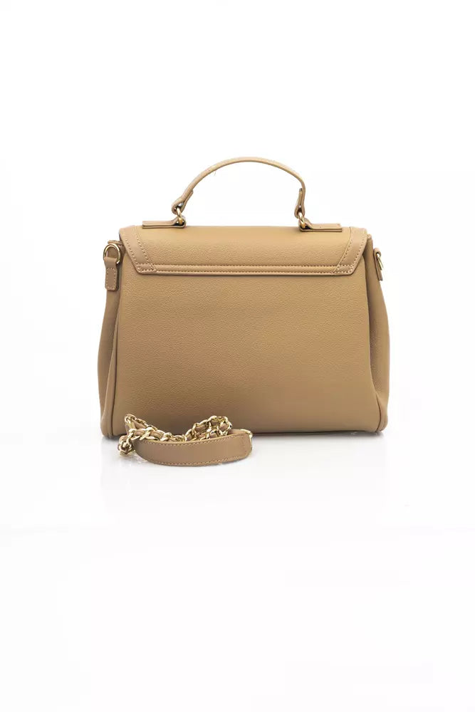 Beige Polyethylene Handbag