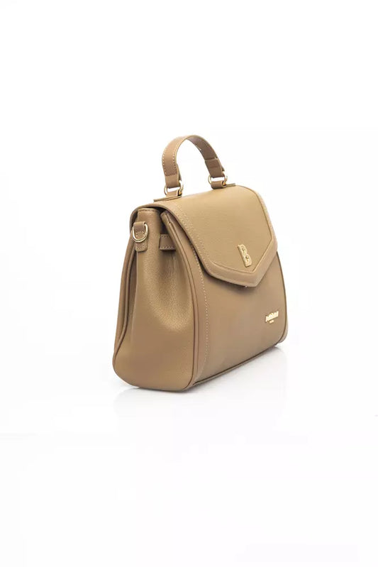 Beige Polyethylene Handbag