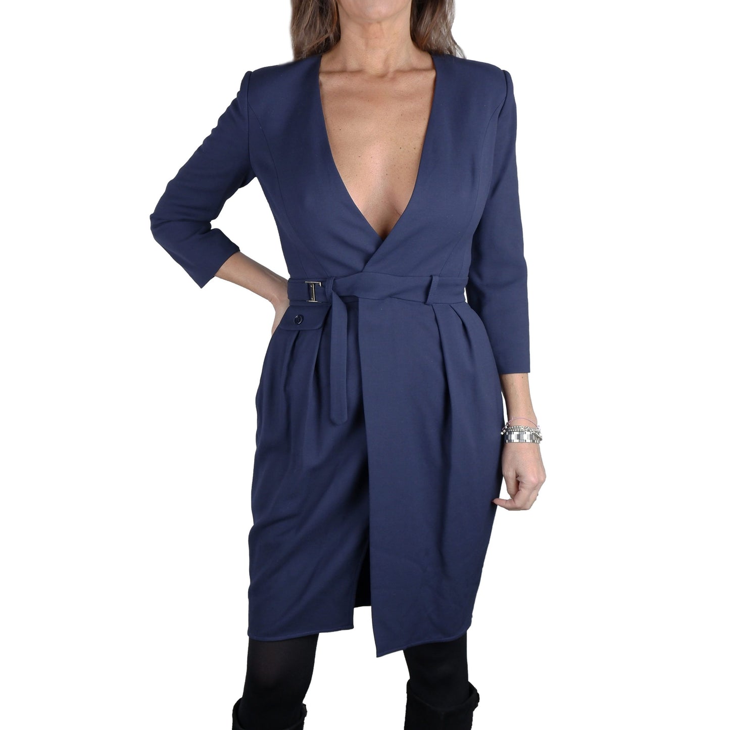 Blue Viscose Dress