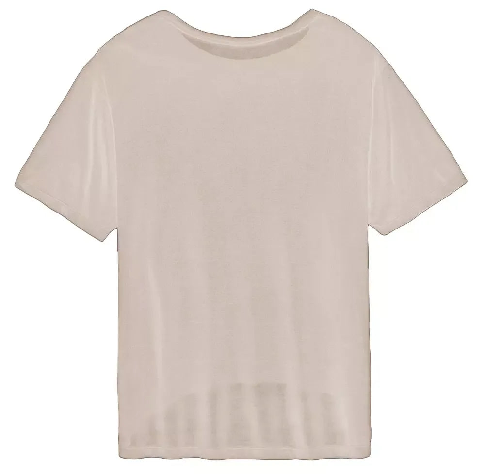 Beige Modal Tops & T-Shirt