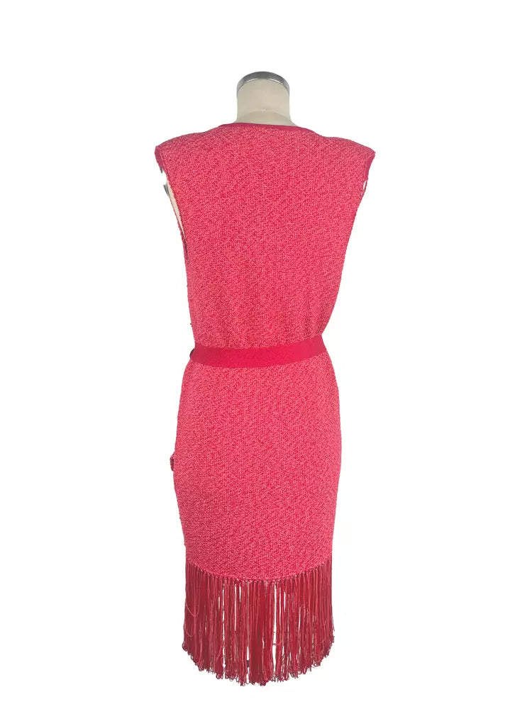 Fuchsia Viscose Dress